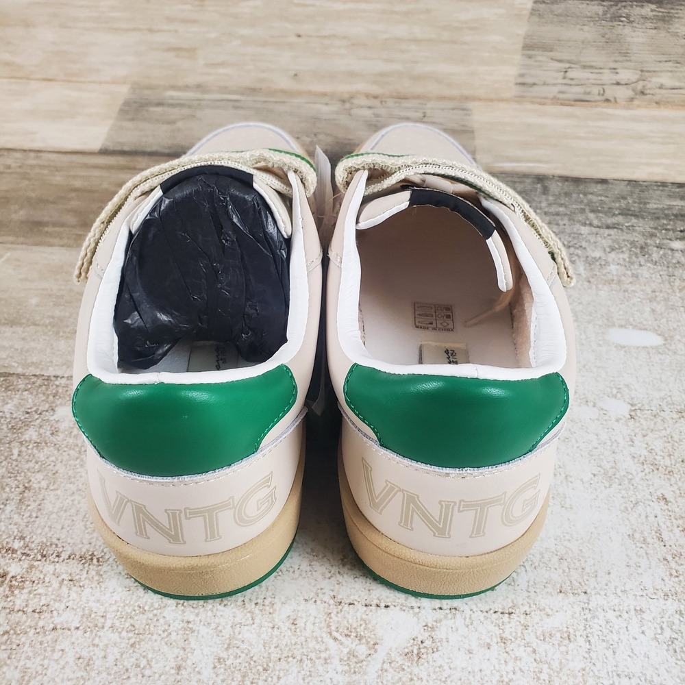 Vintage Havana Next 6 Womens Shoes Sz 7.5 Green Multi Leather Lace Up Sneakers - Picture 3 of 12
